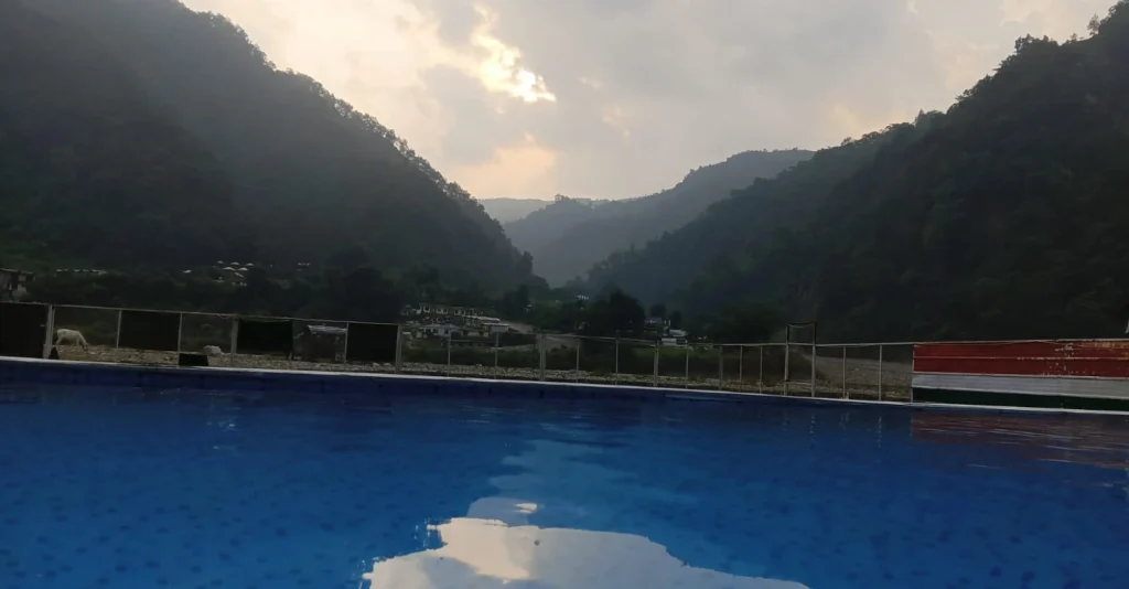 Nature Resort Swimming Pool View
