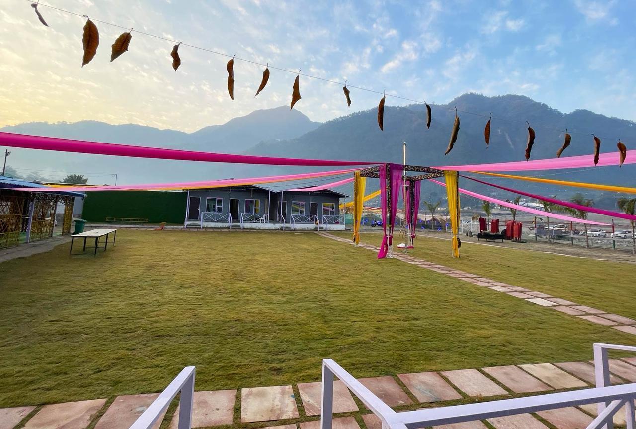 Sun Rise time view fro premium resort